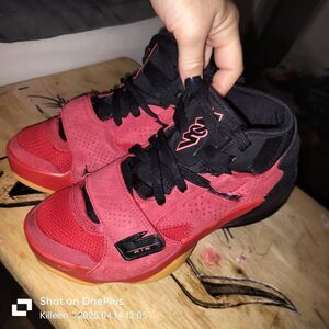 Red and Black Athletic Sneakers